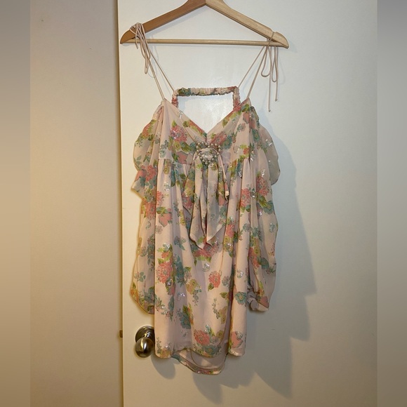 For Love and Lemons Georgina Swing Dress Size Medium - Picture 2 of 16